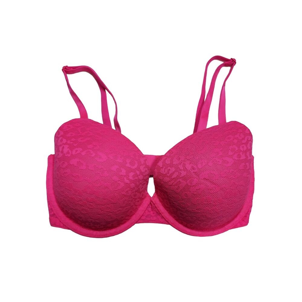 VICTORIA'S SECRET Bra PINK Wear Everywhere T-Shirt Lightly Lined Size 32DD